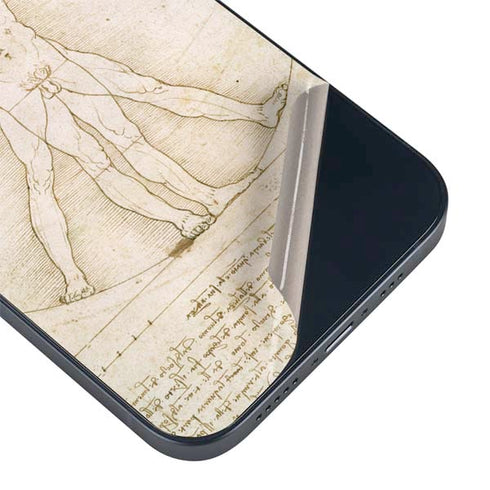 Leonardo da Vinci The Proportions of Man iPhone 13 Skin