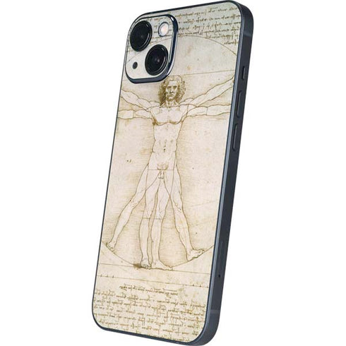 da Vinci - The Proportions of Man by Da Vinci iPhone 15 Plus Skin