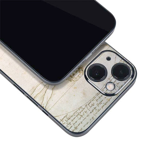 da Vinci - The Proportions of Man by Da Vinci iPhone 15 Plus Skin