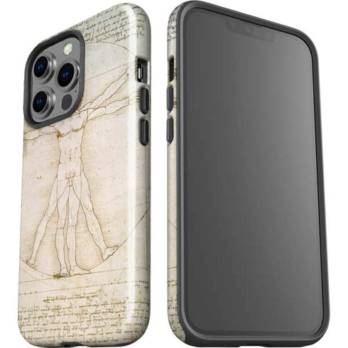 Leonardo da Vinci The Proportions of Man iPhone 14 Pro Impact Case