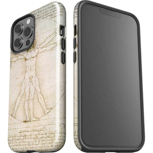Leonardo da Vinci The Proportions of Man iPhone 14 Pro Max Impact Case