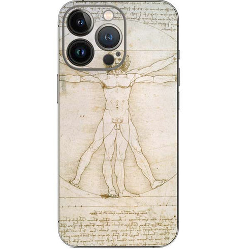 da Vinci - The Proportions of Man by Da Vinci iPhone 15 Pro Skin