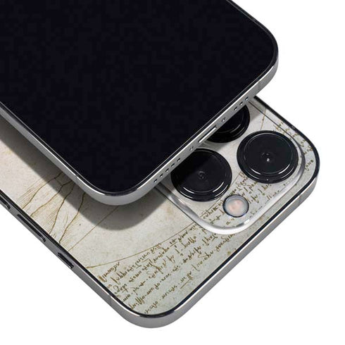 da Vinci - The Proportions of Man by Da Vinci iPhone 15 Pro Skin