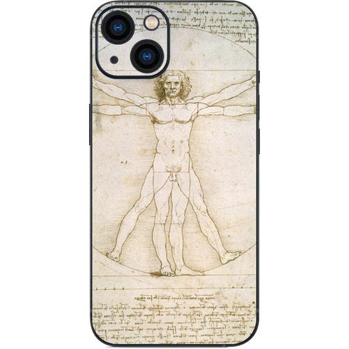 Leonardo da Vinci The Proportions of Man iPhone 14 Skin