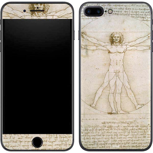 Leonardo da Vinci The Proportions of Man iPhone 7 Plus Skin