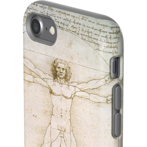 Leonardo da Vinci The Proportions of Man iPhone SE (2nd & 3rd Gen) Pro Case