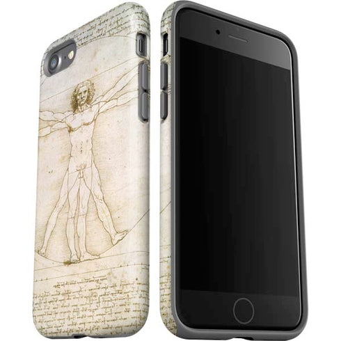 Leonardo da Vinci The Proportions of Man iPhone SE (2nd & 3rd Gen) Pro Case