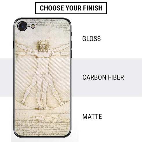 Leonardo da Vinci The Proportions of Man iPhone SE (2nd & 3rd Gen) Skin