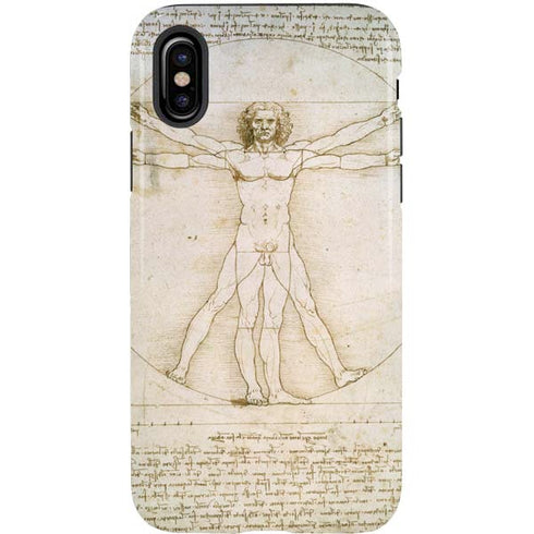 Leonardo da Vinci The Proportions of Man iPhone X Pro Case
