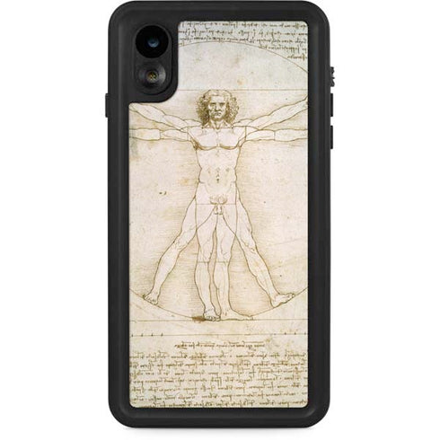 Leonardo da Vinci The Proportions of Man iPhone XR Waterproof Case