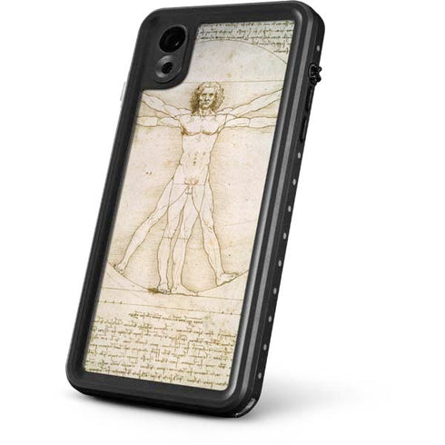 Leonardo da Vinci The Proportions of Man iPhone XR Waterproof Case