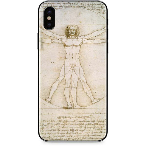 Leonardo da Vinci The Proportions of Man iPhone XS Max Skin