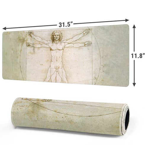 da Vinci - The Proportions of Man by Da Vinci Gaming Mouse Pad