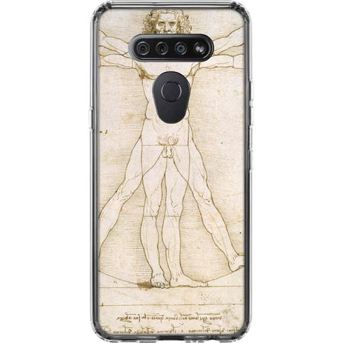 da Vinci - The Proportions of Man by Da Vinci LG K51/Q51 Clear Case