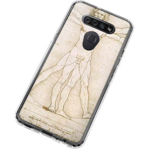 da Vinci - The Proportions of Man by Da Vinci LG K51/Q51 Clear Case