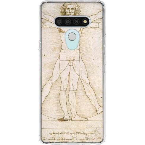 da Vinci - The Proportions of Man by Da Vinci LG Stylo 6 Clear Case