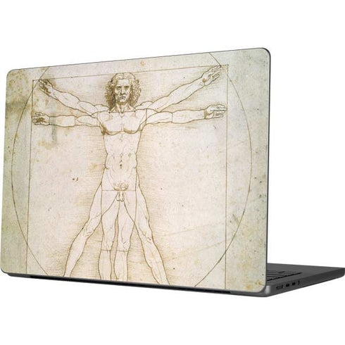 Da Vinci - The Proportions of Man by Da Vinci MacBook Pro 14in (2021-24) Skin