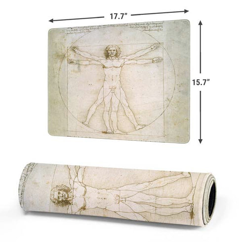 da Vinci - The Proportions of Man by Da Vinci Gaming Mouse Pad