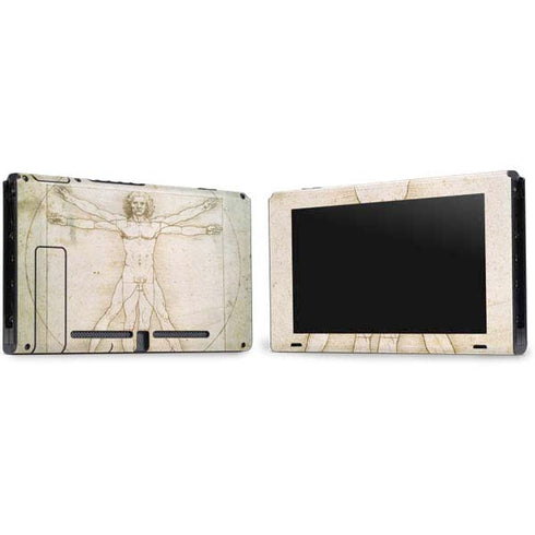Leonardo da Vinci The Proportions of Man Nintendo Switch Bundle Skin