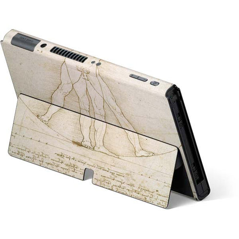 Leonardo da Vinci The Proportions of Man Nintendo Switch OLED (2021) Skin