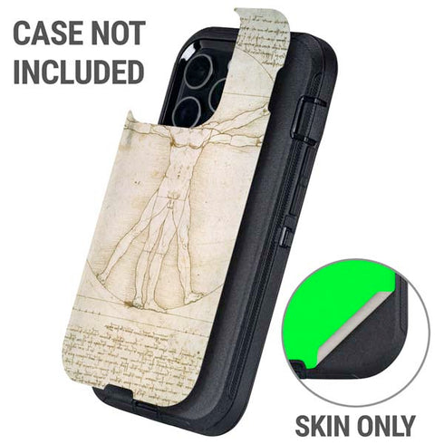 da Vinci - The Proportions of Man by Da Vinci Otterbox Defender iPhone Skin