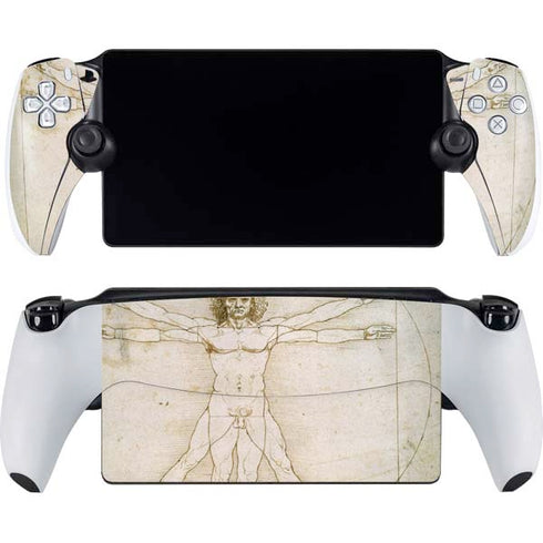 Da Vinci - The Proportions of Man by Da Vinci PlayStation Portal Remote Player Skin
