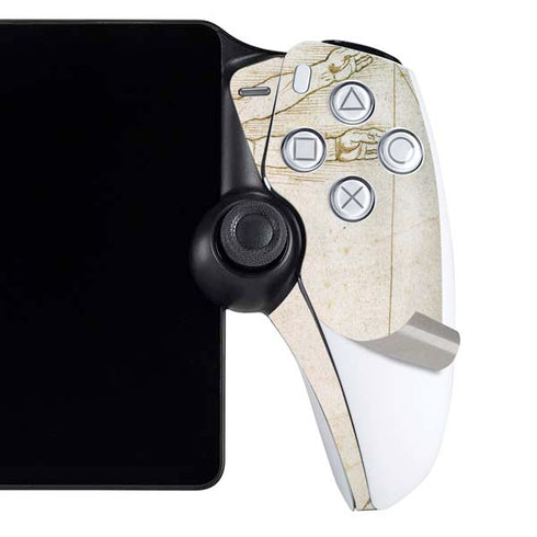 Da Vinci - The Proportions of Man by Da Vinci PlayStation Portal Remote Player Skin