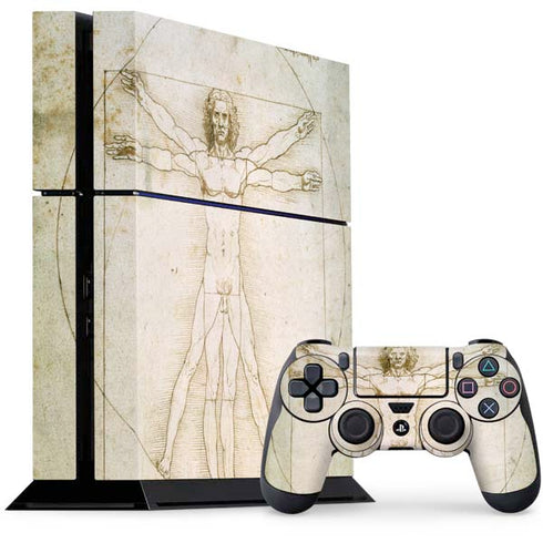 Leonardo da Vinci The Proportions of Man PS4 Console and Controller Bundle Skin