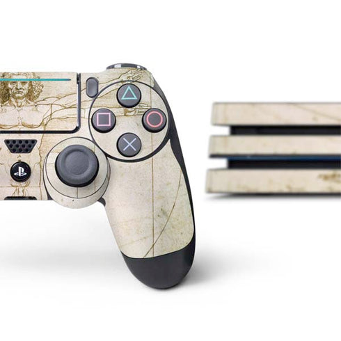 Leonardo da Vinci The Proportions of Man PS4 Pro Bundle Skin