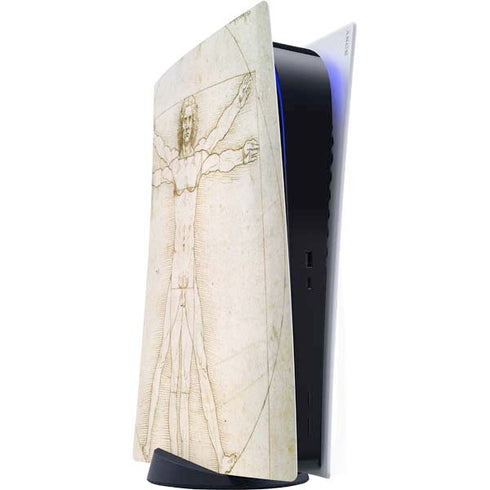 Leonardo da Vinci The Proportions of Man PS5 Digital Edition Console Skin
