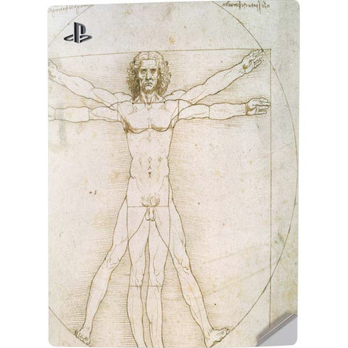Leonardo da Vinci The Proportions of Man PS5 Digital Edition Console Skin