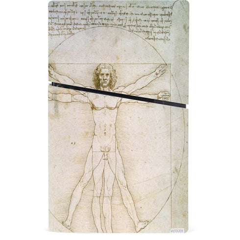 da Vinci - The Proportions of Man by Da Vinci PS5 Slim Digital Edition Bundle Skin