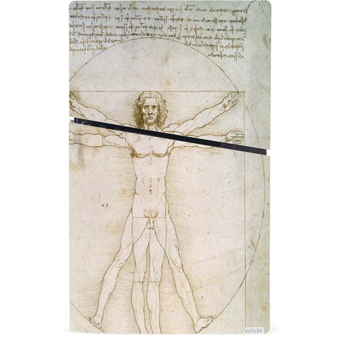 da Vinci - The Proportions of Man by Da Vinci PS5 Slim Digital Edition Console Skin