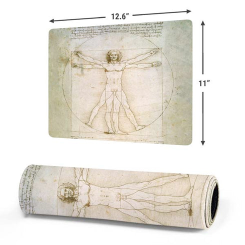 da Vinci - The Proportions of Man by Da Vinci Gaming Mouse Pad