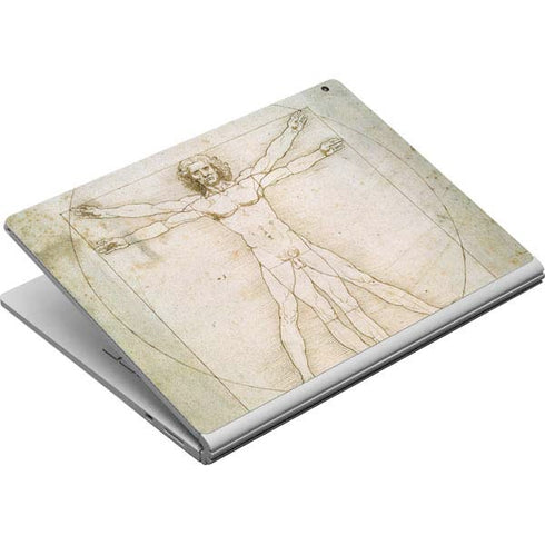 Leonardo da Vinci The Proportions of Man Surface Book Skin