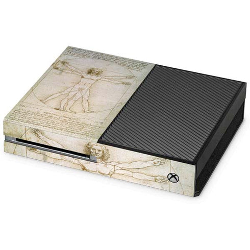 Leonardo da Vinci The Proportions of Man Xbox One Console Skin