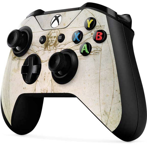 Leonardo da Vinci The Proportions of Man Xbox One X Controller Skin