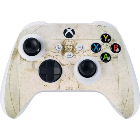 Leonardo da Vinci The Proportions of Man Xbox Series S Controller Skin
