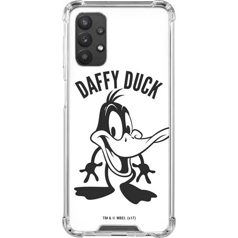 Looney Tunes Daffy Duck Big Head Galaxy A32 5G Clear Case