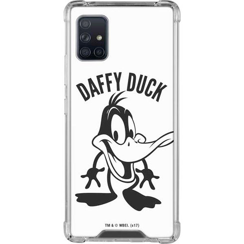 Looney Tunes Daffy Duck Big Head Galaxy A51 5G Clear Case