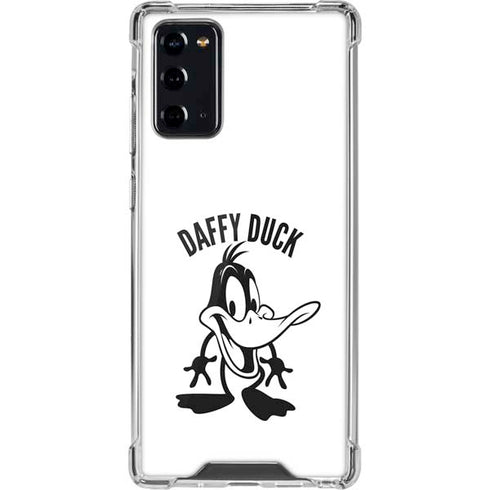 Looney Tunes Daffy Duck Big Head Galaxy Note20 5G Clear Case
