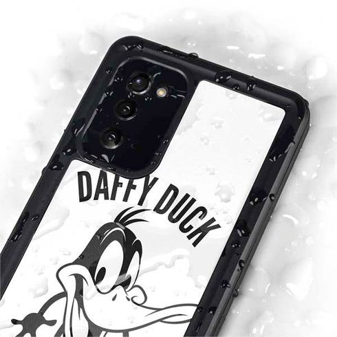 Looney Tunes Daffy Duck Big Head Galaxy Note20 5G Waterproof Case