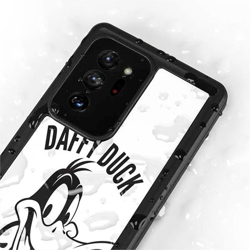 Looney Tunes Daffy Duck Big Head Galaxy Note20 Ultra 5G Waterproof Case