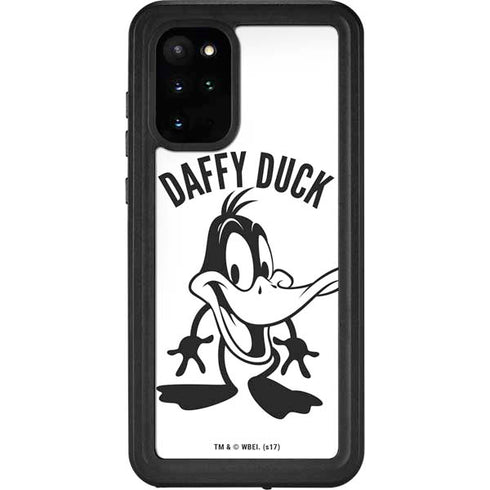 Looney Tunes Daffy Duck Big Head Galaxy S20 Plus Waterproof Case