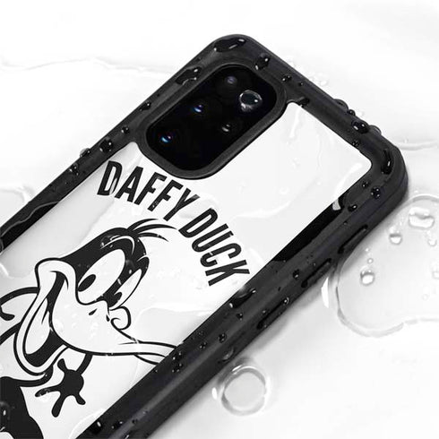Looney Tunes Daffy Duck Big Head Galaxy S20 Plus Waterproof Case