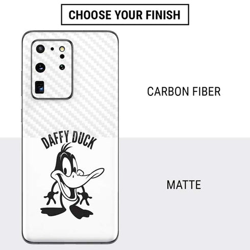 Looney Tunes Daffy Duck Big Head Galaxy S20 Ultra 5G Skin