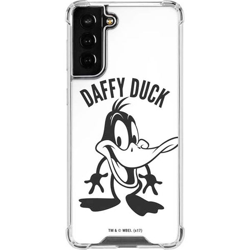 Looney Tunes Daffy Duck Big Head Galaxy S21 FE Clear Case
