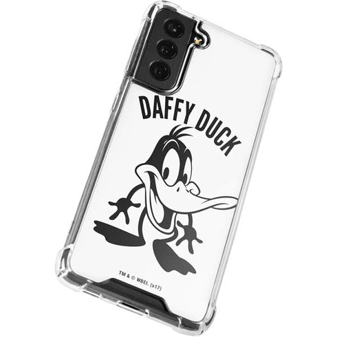 Looney Tunes Daffy Duck Big Head Galaxy S21 FE Clear Case
