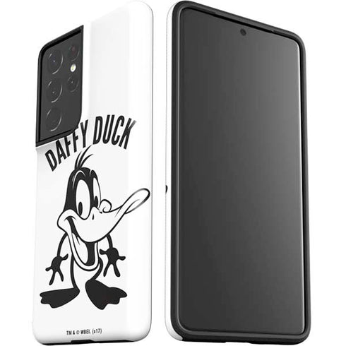 Looney Tunes Daffy Duck Big Head Galaxy S21 Ultra 5G Pro Case