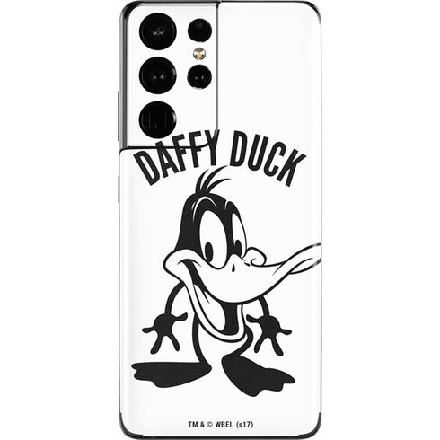 Looney Tunes Daffy Duck Big Head Galaxy S21 Ultra 5G Skin